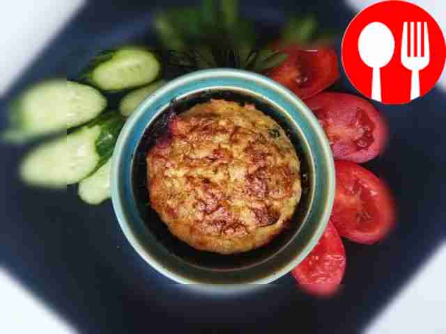 Healthy chicken soufflé