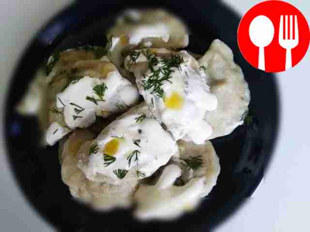 Вкусные вареники с грибами