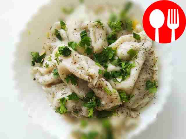 Оригинальные манты с бараниной