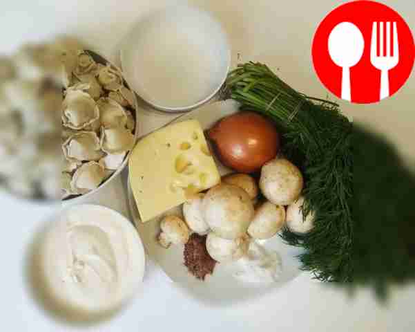 Wash the champignons thoroughly and dry. Peel...