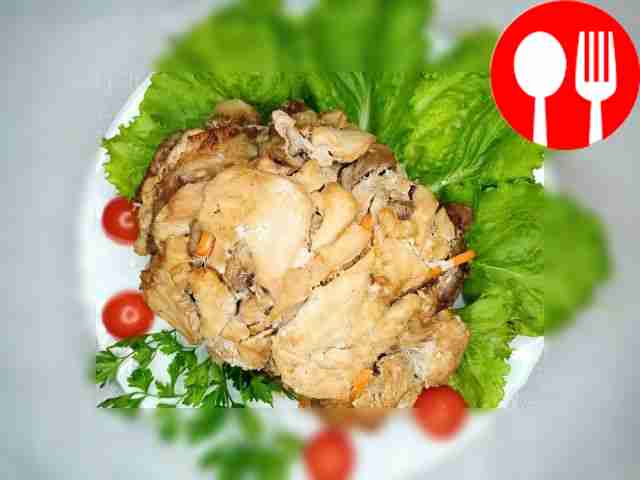 Tie the stuffed meat tightly with thread and...