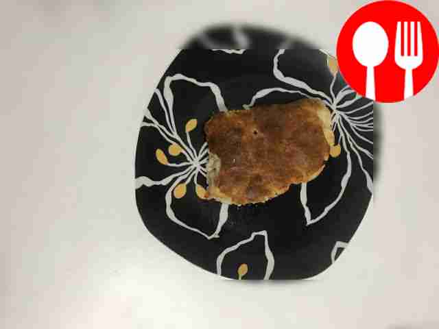 Tender soufflé with cheese and bacon