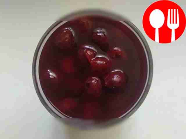 Популярное суфле из вишневого сиропа