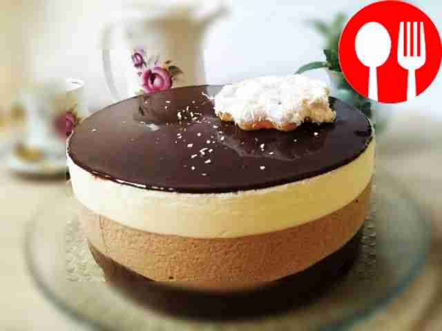 Sponge cake soufflé