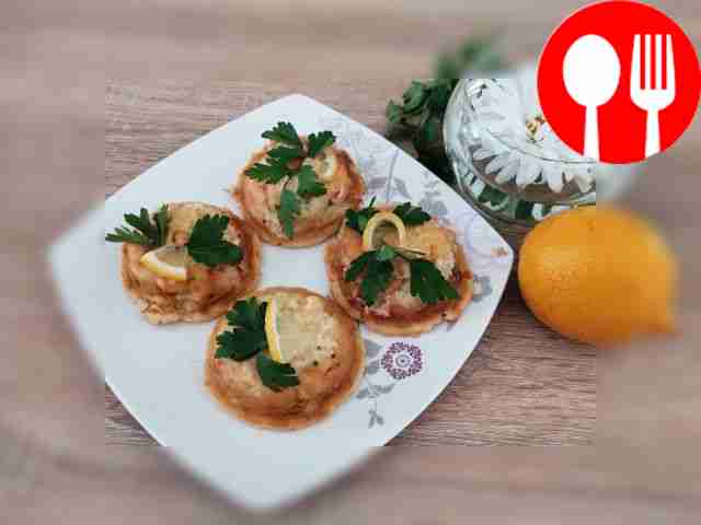 Delicate shrimp soufflé