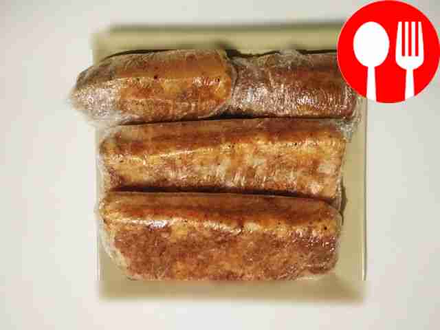 Rub the lard pieces well with a mixture of...