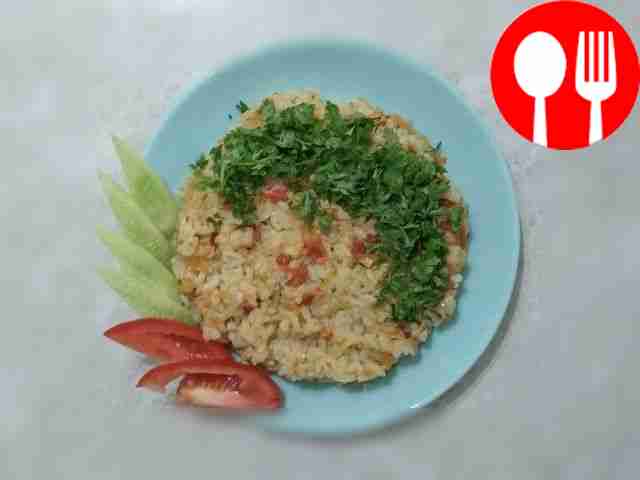 Оригинальный плов с рыбой