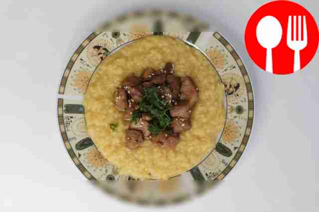 Serve chicken and lentils as a separate hot...