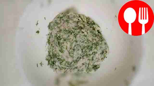 Ароматное сало с укропом Flavored lard with dill