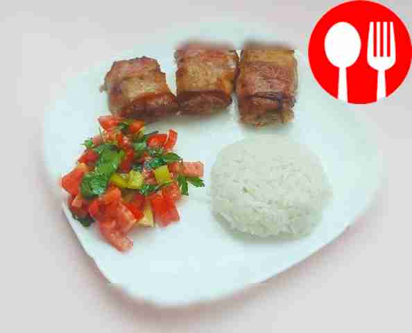 Хрустящее филе индейки в беконе