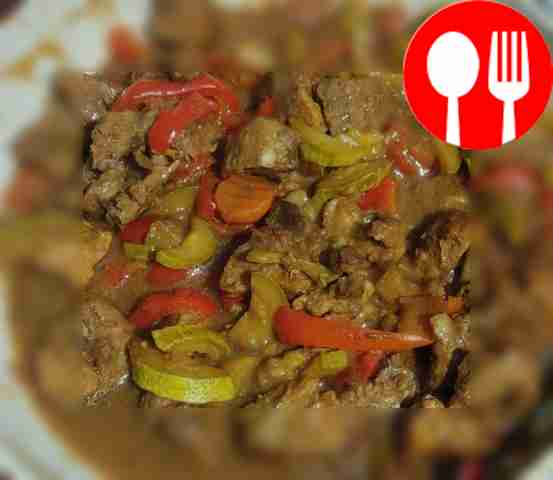 Свиное мясо в соусе терияки