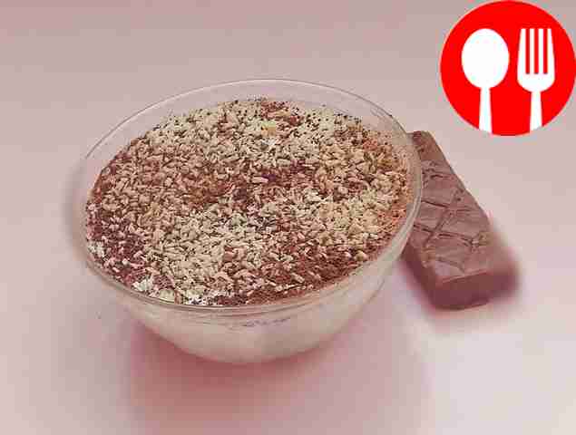 Fragrant creamy coconut dessert