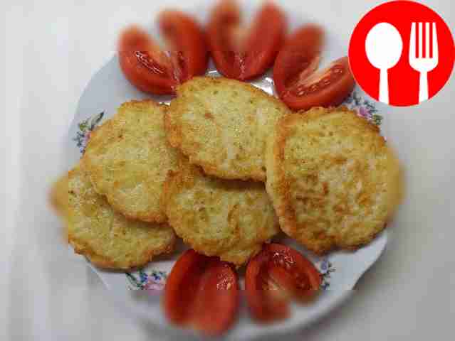 Ароматные драники с чесноком и майонезом