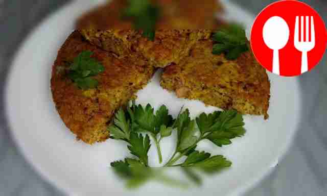 Простая запеканка с рыбными консервами