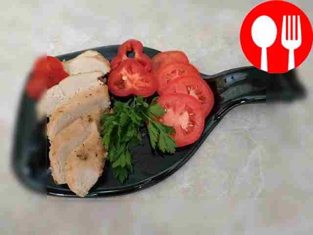 Delicacy chicken in honey mustard sauce