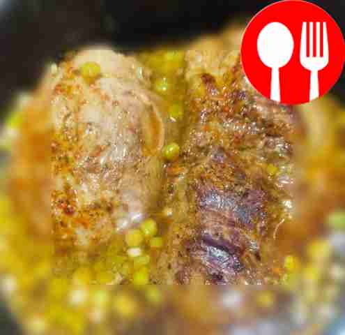 Place the fried meat in a saucepan with...