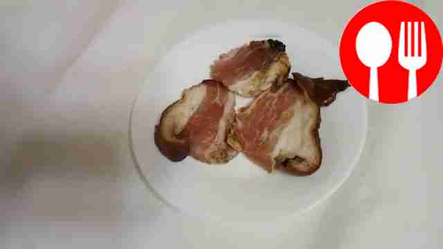 Marinated lard with soy sauce