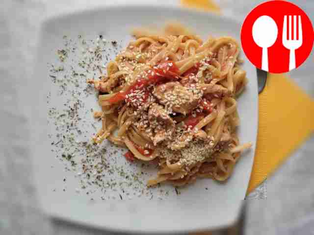 Рисовая лапша по-азиатски