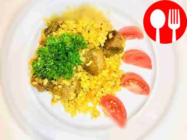 Ароматная свинина с булгуром Flavorful pork with bulgur