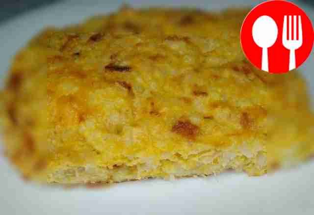 Сытное суфле с яйцом и семгой