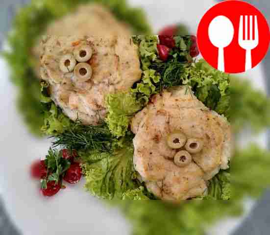 Нежное суфле с печенью трески