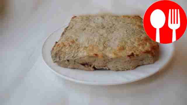 Tender soufflé with minced meat