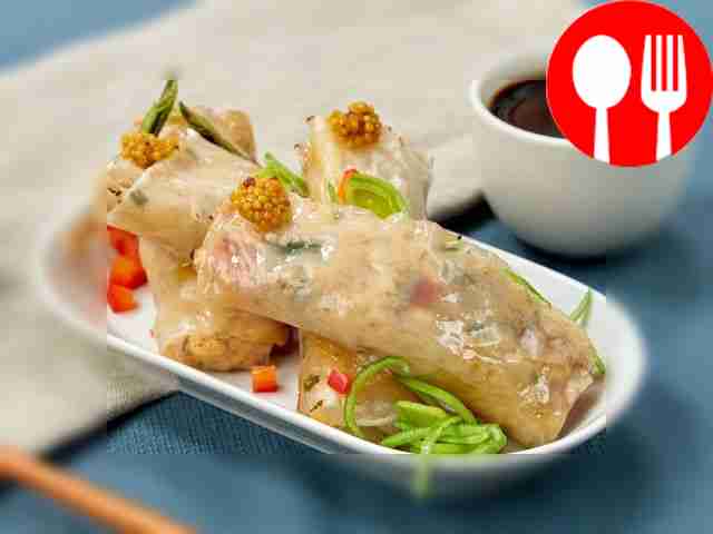 Spring rolls in the oven