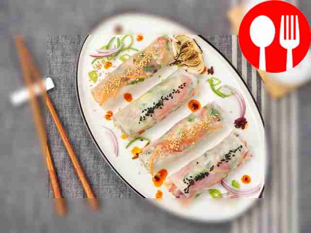 Спринг-роллы с рисом