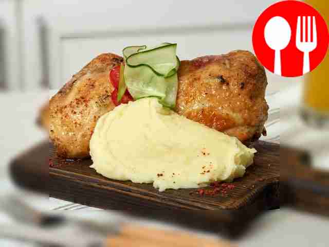 Картофельное пюре с курицей