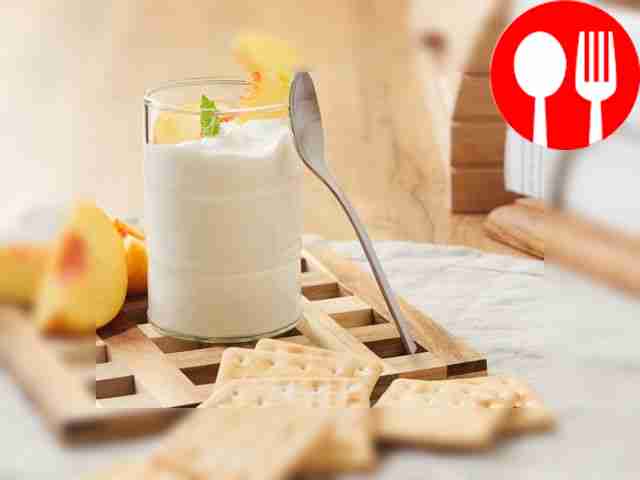 Yogurt in a yogurt maker