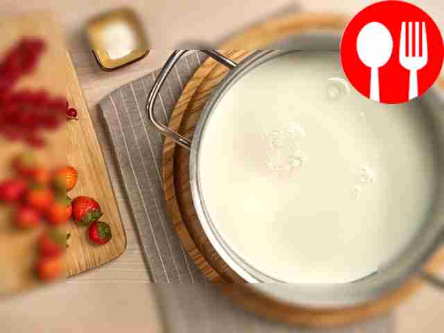 Warm the milk. Pour milk into a dry,...