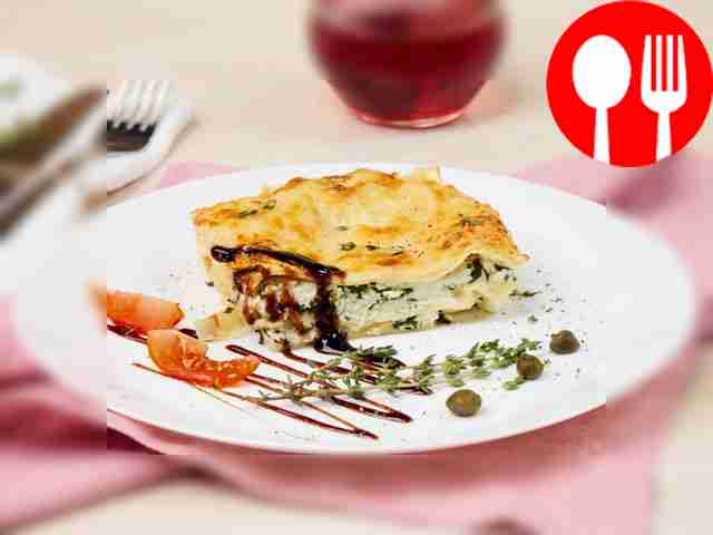 Лазанья со шпинатом