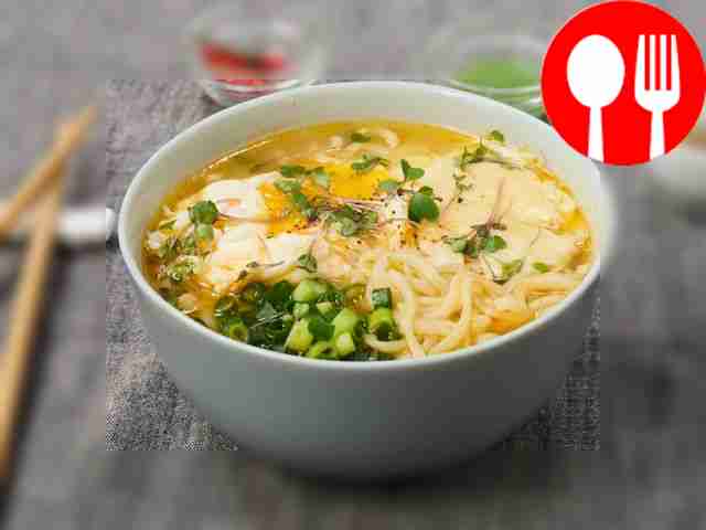 Ramen with instant noodles