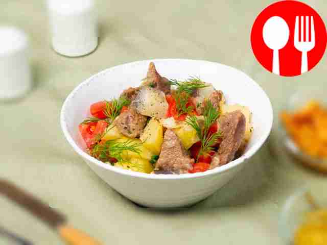 Рагу из телятины с картошкой