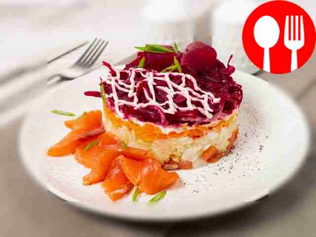 Салат «Семга под шубой»