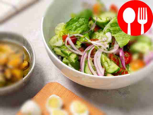 Assemble the salad. Add pickled mussels to the...