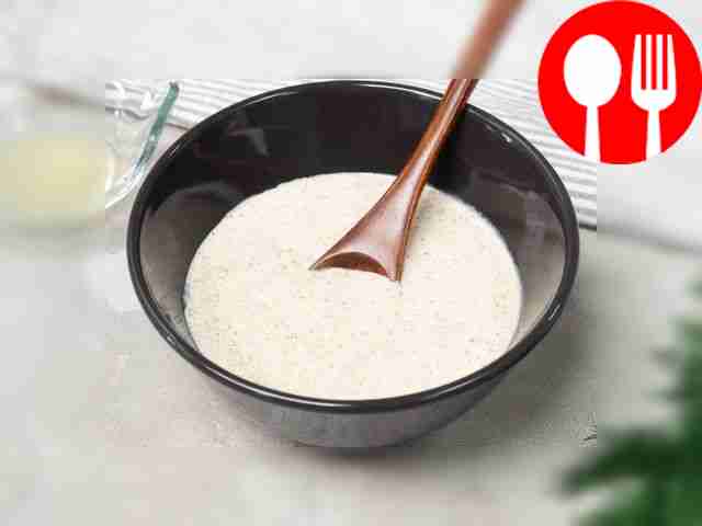 Strain the sauce. Pour the sauce into a deep...