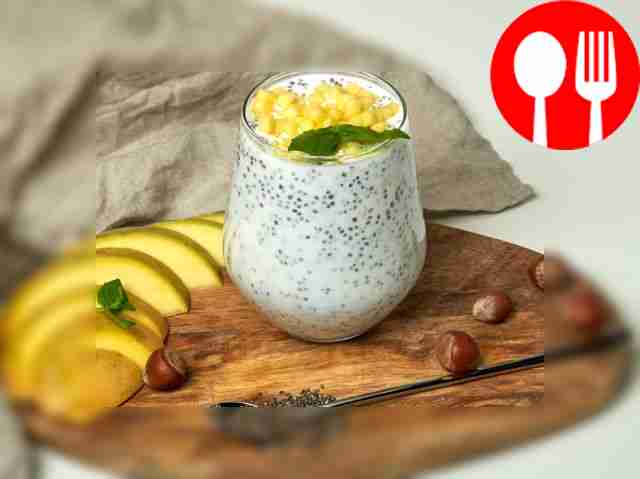 Chia with mango