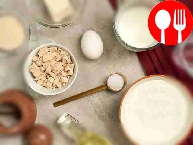 Sift the flour. Heat water and milk to about...