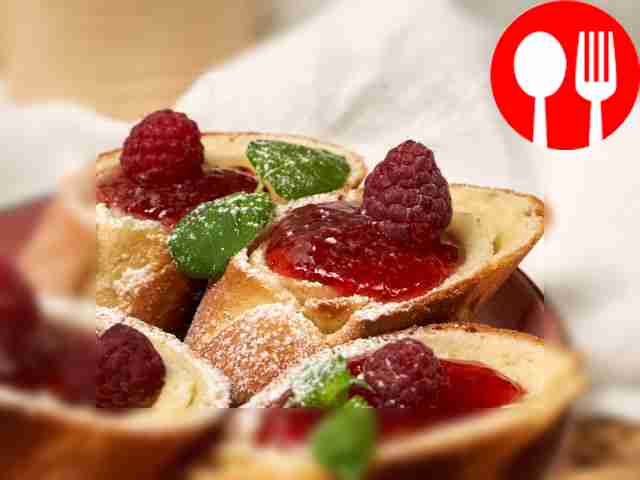 Serve the baguette by cutting it into slices...