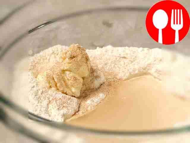 Knead the dough. Add salt, sugar and instant...