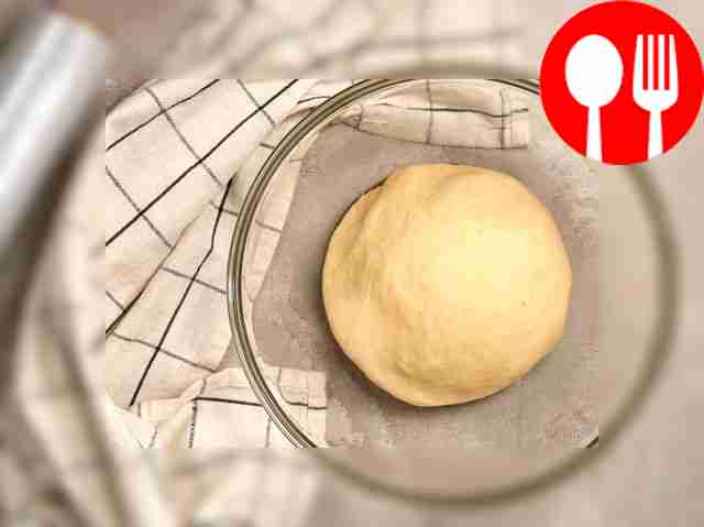 Leave the dough to rise. When the dough...