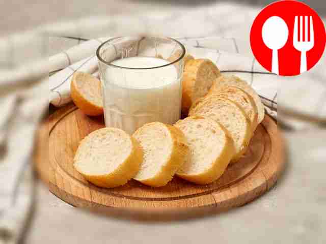 Baguette on a baking sheet