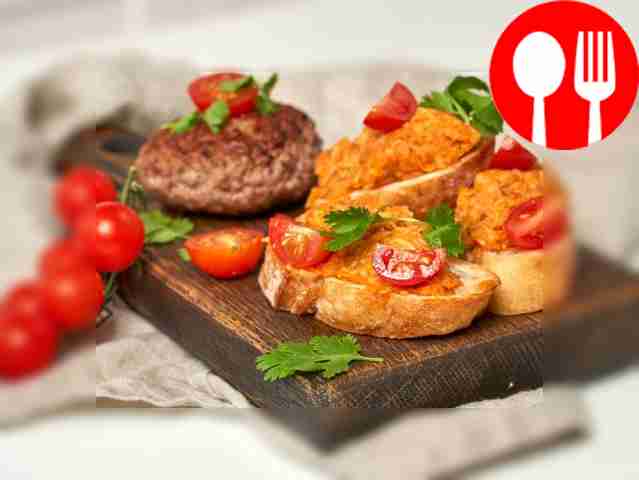 Багет с консервированной белой фасолью