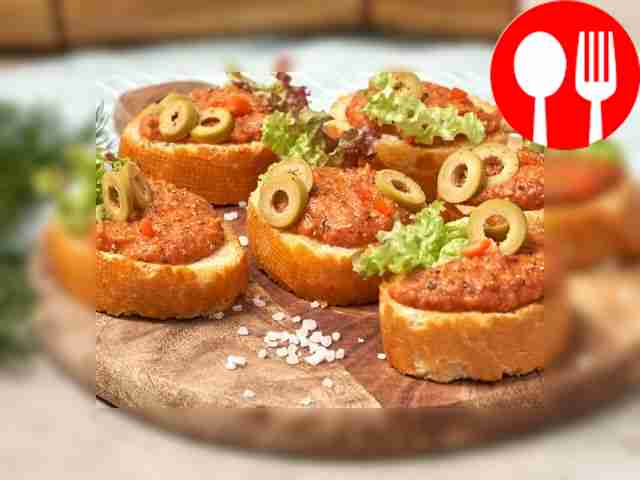 Багет с красной фасолью