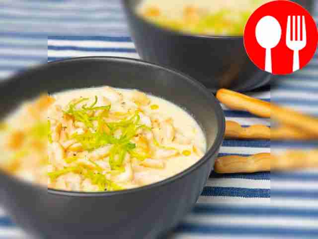 Кабачковый крем-суп со сливками