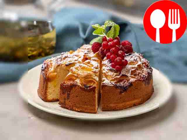 Пирог с абрикосами (простой и вкусный)