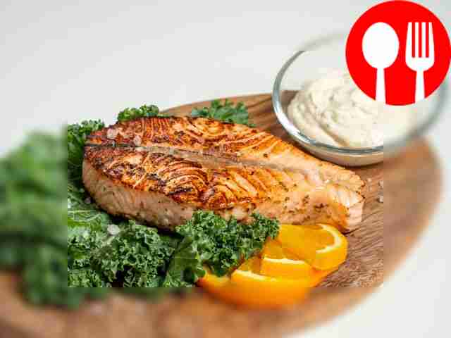 Рыбный стейк «Бабочка»