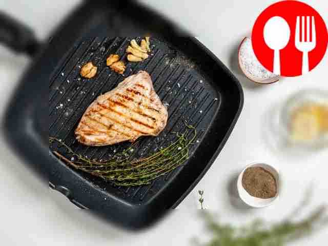 Prepare turkey steaks. Place the prepared...