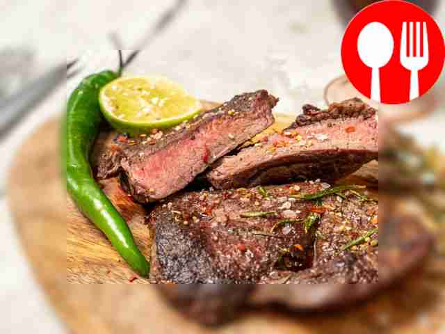 Marbled beef shoulder steak